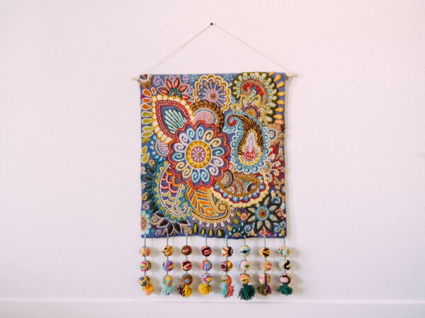 Peruvian Floral Wall Hanging