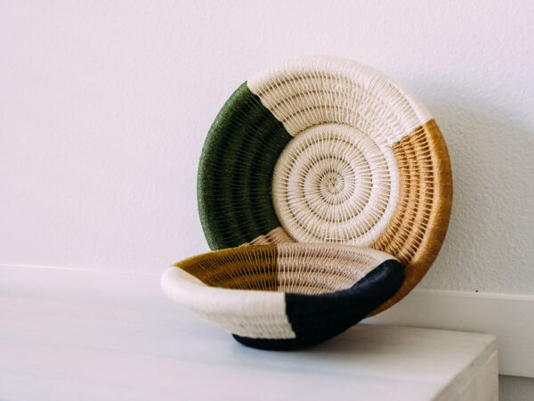 Coil Woven Sisal Basket