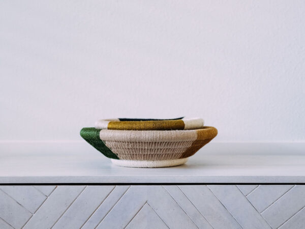 Coil Woven Sisal Basket - Image 3